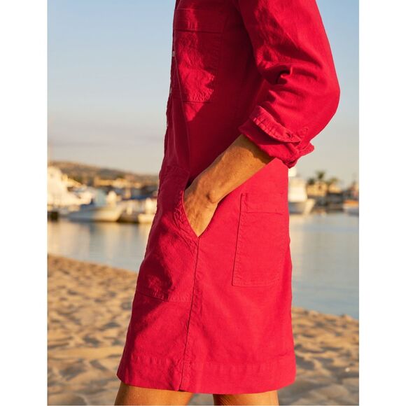 Frank & Eileen Southern Ireland Shirt Dress, Red, XL - Picture 2 of 14